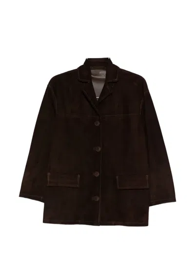 Salvatore Santoro Patch-pocket Jacket In Brown