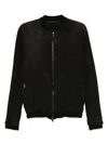 Salvatore Santoro Jacke Mit Lochmuster In Schwarz