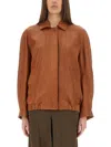 Salvatore Santoro Leather Jacket In Brown