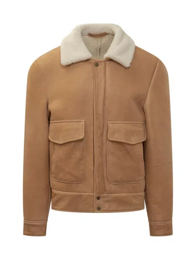 SALVATORE SANTORO SALVATORE SANTORO SALVATORE SANTORO SHEARLING JACKET WITH COLLAR