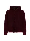 Salvatore Santoro Shearling And Leather Reversible Jacket In Red