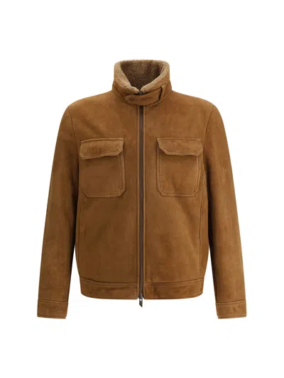SALVATORE SANTORO SHEARLING JACKET