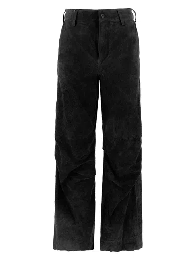 SALVATORE SANTORO SHEEPSKIN BAGGY TROUSERS