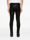Salvatore Santoro Sheepskin Trousers In Black