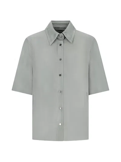 Salvatore Santoro Short-sleeve Shirt In Gray
