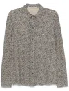 Salvatore Santoro Spotted Overshirt In Nude