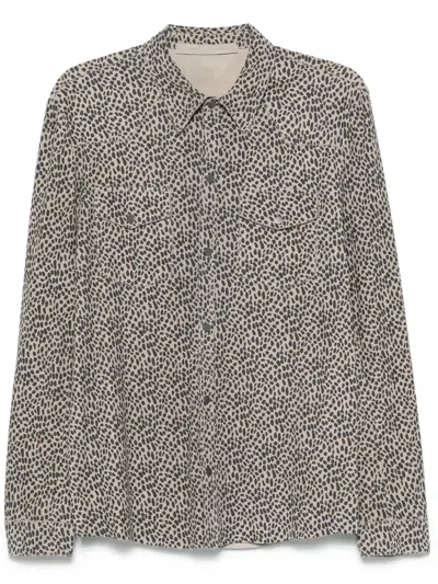 SALVATORE SANTORO SPOTTED OVERSHIRT