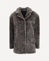 Salvatore Santoro Spotted Patterned Fur Jacket In Animal Print