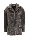 Salvatore Santoro Spotted Patterned Fur Jacket In Animal Print