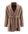 Salvatore Santoro Leather And Shearling Jacket In Brown