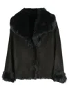 Salvatore Santoro Stucco Leather Jacket In Black