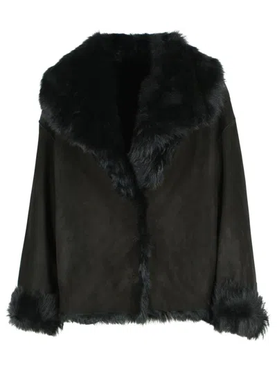 Salvatore Santoro Stucco Leather Jacket In Black