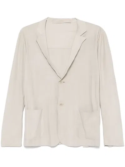 Salvatore Santoro Suede Blazer In Grau