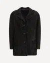 Salvatore Santoro Button-fastening Leather Jacket In Black