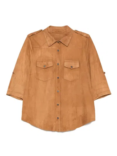 Salvatore Santoro Suede Shirt