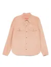 Salvatore Santoro Suede Shirt In Pink
