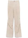 Salvatore Santoro Belt Loop Track Pants In 灰色