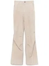 Salvatore Santoro Belt Loop Track Pants In Grey