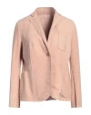 Salvatore Santoro Woman Blazer Blush Size 4 Ovine Leather In Pink