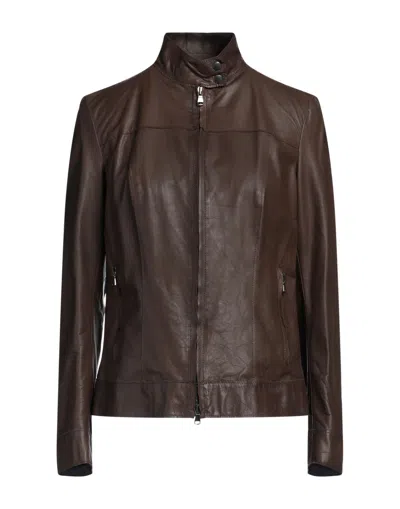 Salvatore Santoro Jackets In Brown