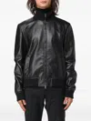 Salvatore Santoro Zip Leather Jacket In Black