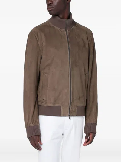 SALVATORE SANTORO 拉链飞行员夹克