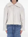 Salvatore Santoro Shearling Jacket In Neutrals