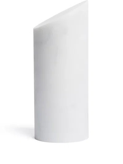 Salvatori Kilos Marble Bookends In Weiss