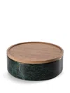 Salvatori Pietra Marbled Small Container In Grün