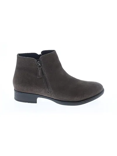 Pre-owned Salvia Ankle Boots In Tan