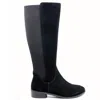 Salvia Dahl Suede Boot In Black In Black