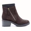 Salvia Demi Boot In Cafe Suede In Multi