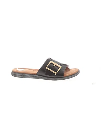 Pre-owned Salvia Sandals In Black
