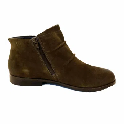 Salvia Women's Carly Ankle Boot In Loden Hydra In Brown