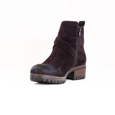 Salvia Women's Clara Boots In Cafe Viz Suede In Brown