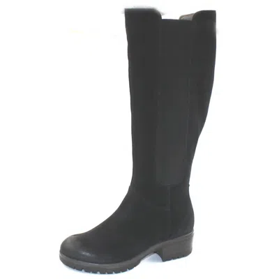 Salvia Women's Vizalo Suede Tall Boot In Black