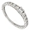 Salvini Battito White Gold 0.60 Ct Gh Diamond Ring In Metallic