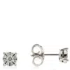 Salvini Daphne White Gold 0.23 Ct Diamond Stud Earrings