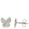Salvini I Segni 9k White Gold 0.02 Ct Diamond Butterfly Stud Earrings