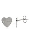 Salvini I Segni 9k White Gold Diamond Heart Earrings