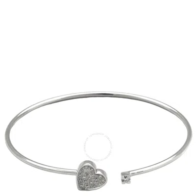 Salvini I Segni White Gold 0.06 Ct Heart Diamond Bracelet