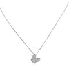 Salvini I Segni White Gold 0.14 Ct Butterfly Diamond Necklace