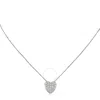 Salvini I Segni White Gold 0.178 Ct  Diamond Heart Necklace
