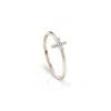 Salvini Ladies Pink Gold Diamond I Segni Ring In Pink/gold Tone