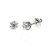 Salvini Ladies White Gold Light Point Earrings In White/gold Tone