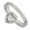 Salvini Magia 18k White Gold 0.45 Ct Diamond Ring In Metallic