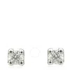 Salvini White Gold 0.30 Ct Diamond Stud Earrings In Metallic