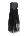 Salvo Martorana Woman Maxi Dress Black Size 8 Polyester