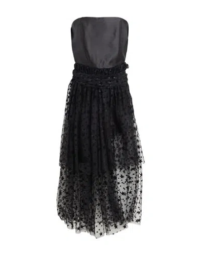 Salvo Martorana Woman Maxi Dress Black Size 8 Polyester