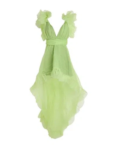 Salvo Martorana Woman Mini Dress Lime Green Size 6 Polyester